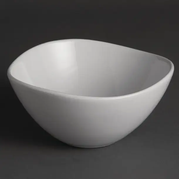 Goedkoop Olympia Whiteware golvende kommen | Porselein | 15Øcm | 12 stuks