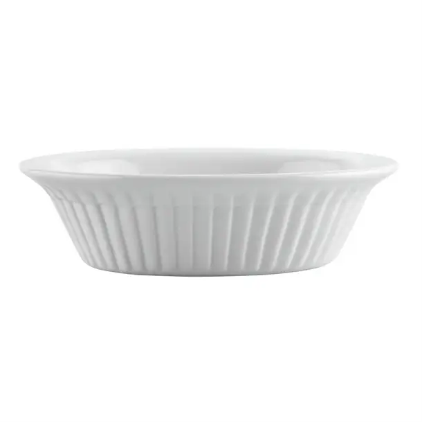 Olympia Whiteware ovale pasteivorm 17cm (6 stuks) Uitverkoop