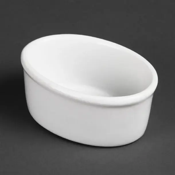 Olympia Whiteware ovale ramekins | Porselein | 10,5Øcm | 12 stuks Bestseller