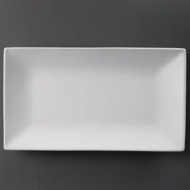 Olympia Whiteware rechthoekige serveerschalen | 31x18cm | 2 stuks Hoge Kwaliteit