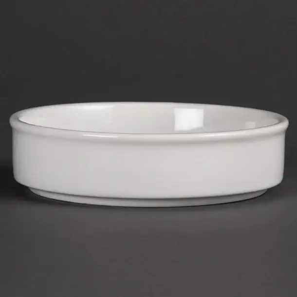 Olympia Whiteware stapelbare witte tapasschaaltjes 13,4cm (6 stuks) Dagaanbieding