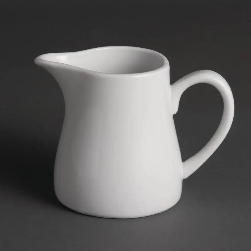 Olympia Witte porselein melkkan 30 cl (Stuks 6) Actieprijs