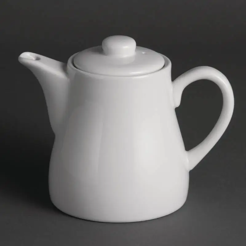 Op = Op Olympia Witte porselein theepot 50 cl (stuks 4)