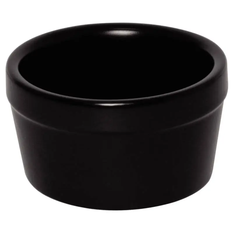 Olympia Stapelbare ramekin mat zwart 77x45mm (6 stuks) Snelle Levering