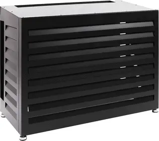 Direct Beschikbaar Nedco Kap Warmtepomp/Airco | Aluminium | Zwart | 550x1100x850 mm