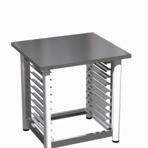 Gratis Retour HorecaTraders Onderstel met 10 geleiders | 1/1 GN | 84x77x(h) 85 cm