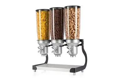 IDM Dispensers Ontbijtgranendispenser | 3 x 5 Liter | Vrijstaand Betaalbaar
