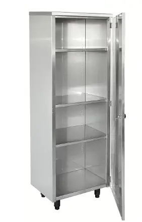 HorecaTraders Opbergkast | RVS | 60x48x180 cm Gecertificeerd