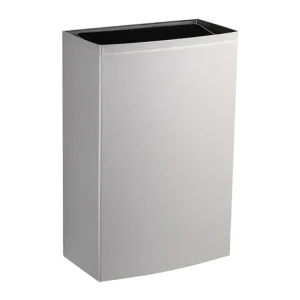 Lage Prijs HorecaTraders Opbouw afvalbak – 48,3 liter – RVS – Voor wandmontage