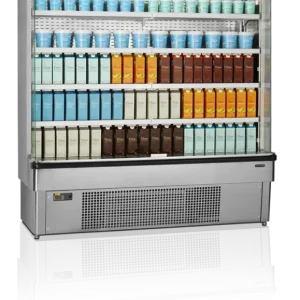 Betrouwbaar HorecaTraders Open Front Koeler | RVS | 2 tot 8 °C | 1885 x 737 x 1985 mm