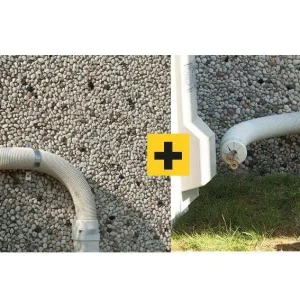 Gecertificeerd HorecaTraders OptimalDuct Flexibele 'Flexy' Verbindingskit 80mm | UV-resistent | Wit