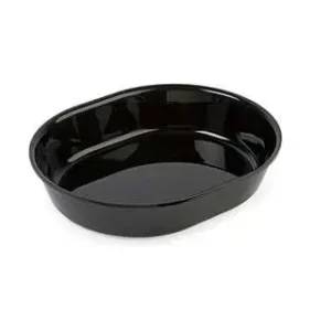 HorecaTraders Ovale Presentatieschaal | GN 1/5 | Zwart | PMMA plexi | 265x200x65 mm Koop Vandaag