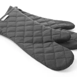 HorecaTraders Ovenwanten | Vlamvertragend katoen | 38 cm | 2 stuks Flitsaanbieding