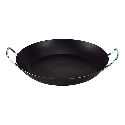 HorecaTraders Paellapan | Plaatstaal | 1.4 kg | Ø34 cm Populair