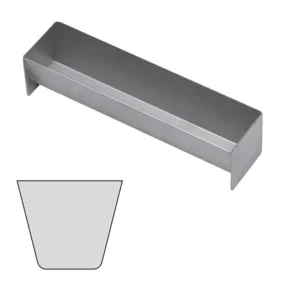 HorecaTraders Paté/ terrinevorm | RVS | 6x30x7 cm Direct Beschikbaar
