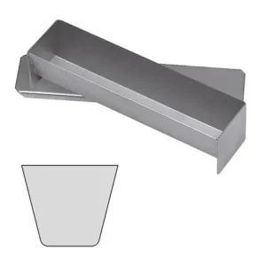 Favoriet HorecaTraders Paté/ terrinevorm | RVS | 6x30x7 cm