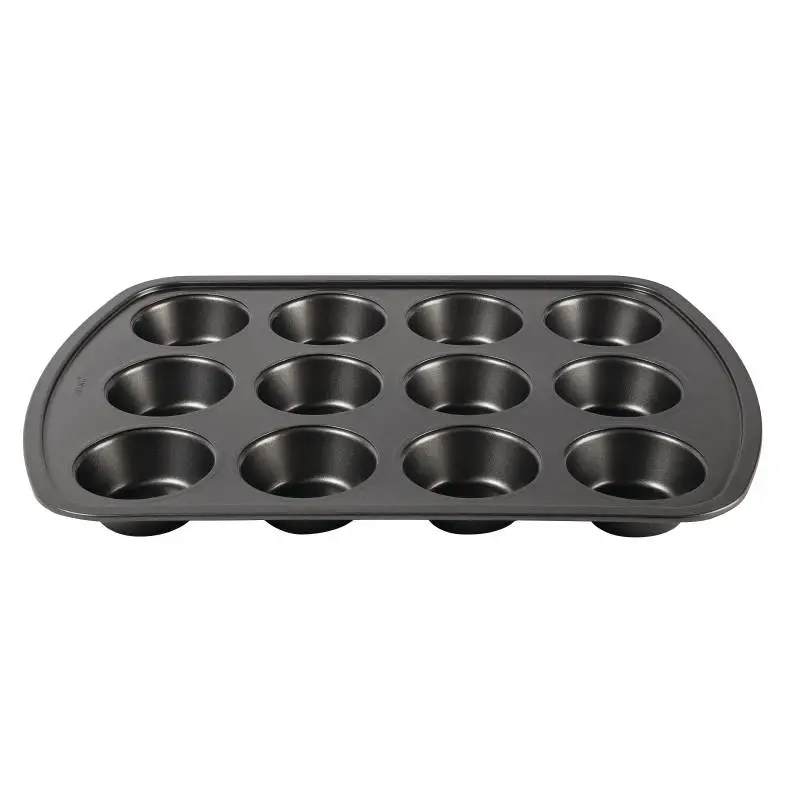 HorecaTraders Patisserievorm aluminium | 12 muffins Direct Beschikbaar