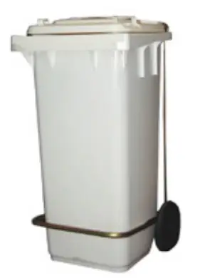 Aanbieding Combisteel Pedaalafvalbak 57 x 73 x 107cm | 240 Liter