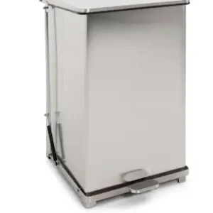 Uitverkoop HorecaTraders Pedaalemmer met scharnierdeksel 152L | 53.5x53.8x78(h)cm
