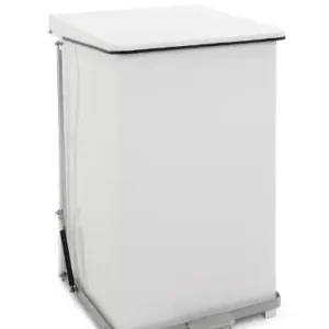 HorecaTraders Pedaalemmer met scharnierdeksel 152L | 53.5x53.8x78(h)cm Koop Online