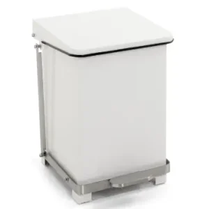 HorecaTraders Pedaalemmer met scharnierdeksel 27L | 37x37x(h)42.8cm Flitsaanbieding