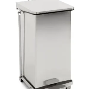 HorecaTraders Pedaalemmer met scharnierdeksel 45L | 37x37x59(h)cm Veilige Betaling