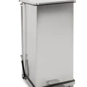 Merkproduct HorecaTraders Pedaalemmer met scharnierdeksel 90L | 44x44x77(h)cm