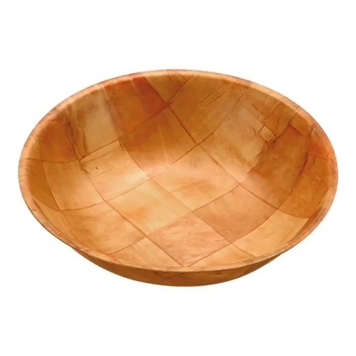 HorecaTraders Pita/broodmand | Geweven hout | 2 Formaten Gereduceerde Prijs