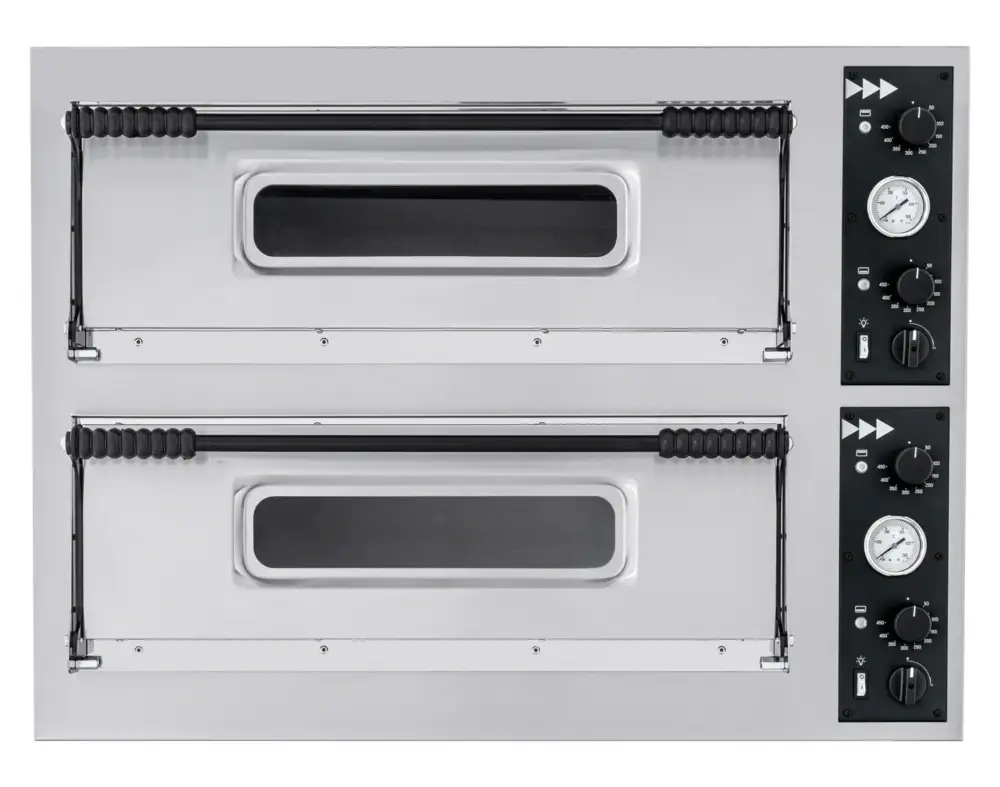 HorecaTraders Pizza oven | Vuurvaste stenen | RVS | Analoog | 100x84,4x(h)74,5cm Beste Prijs
