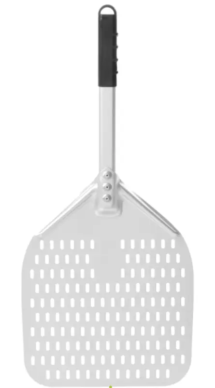 Hendi Pizzaschep vierkant geperforeerd | 56x30 cm Premium