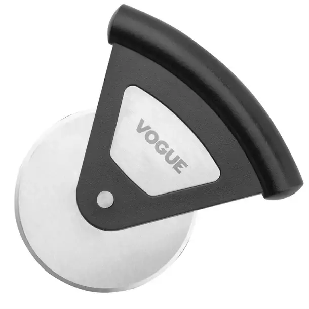 HorecaTraders Pizzasnijder | Zwart | RVS | 10,5cm | 770gr Betrouwbaar