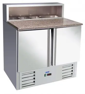 Saro Pizzatafel met Koeling 90x70x110 cm Meest Verkocht