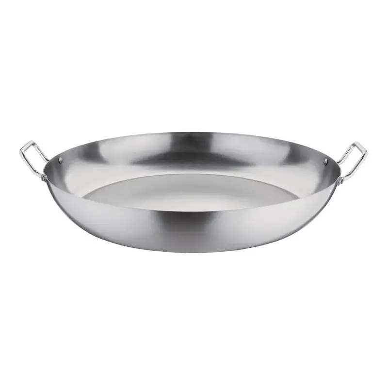Exclusieve Aanbieding HorecaTraders Plaatstalen paellapan Ø51cm