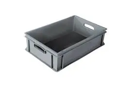 Gecertificeerd HorecaTraders Plastic Krat/Kunstof Voorraadbak | 60x40x17 cm