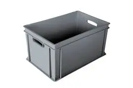 HorecaTraders Plastic Krat | Kunstof Voorraadbak | 60x40x32 cm Gecertificeerd