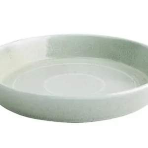 Hoge Kwaliteit Olympia platte ronde schaal | groen | 22cm | Cavalo | 4 stuks