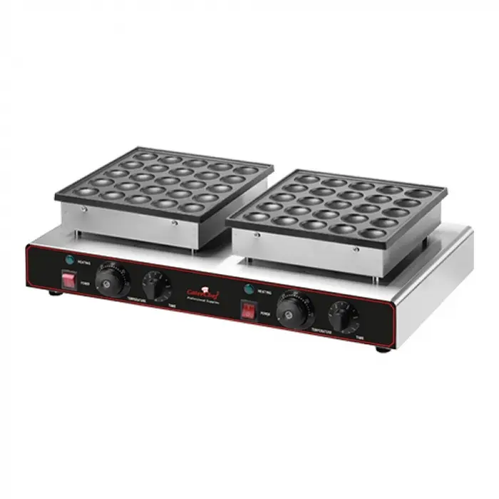 CaterChefPoffertjes bakapparaat | 50 stuks | 17(h)x 62 x 37,5cm Speciale Aanbieding