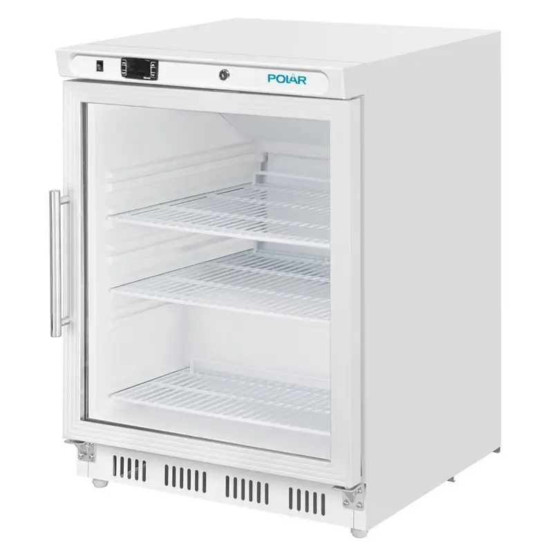Merkproduct HorecaTraders Onderbouw Vitrine Koelkast | 85,5x60x61,9 cm | Wit | 150L | A