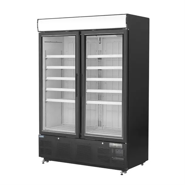 Populair HorecaTraders Polar G-Series Staand Display Vriezer 920Ltr Zwart