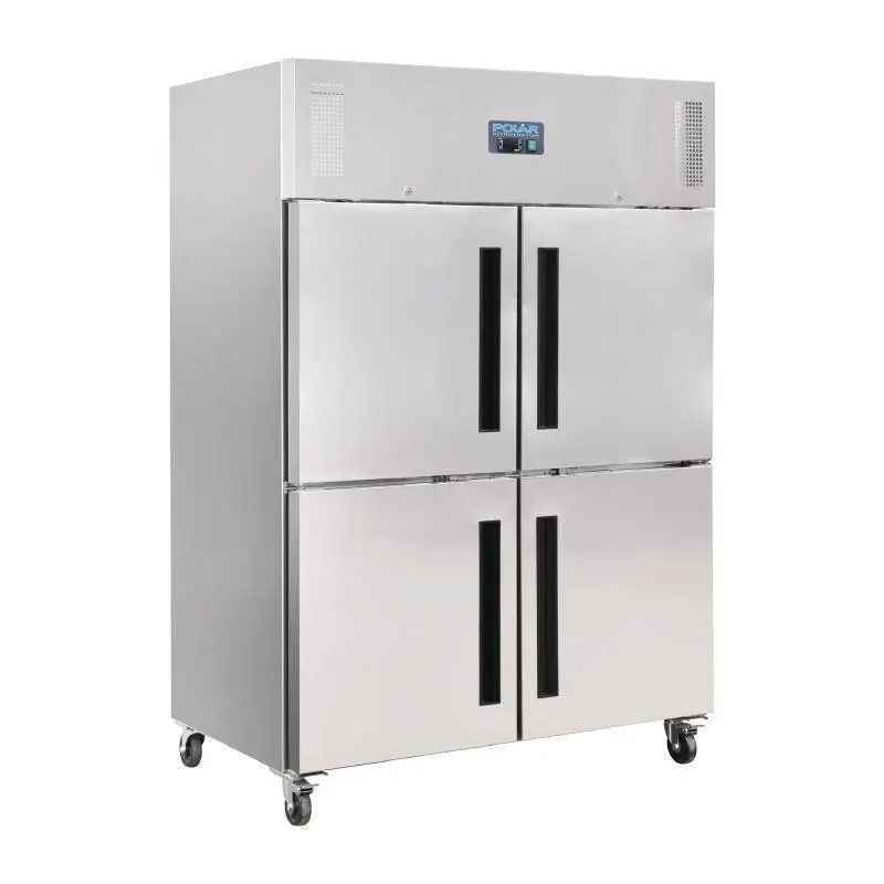 Polar Koelkast | RVS | 2x2 Deurs | 1200 Liter Betrouwbaar