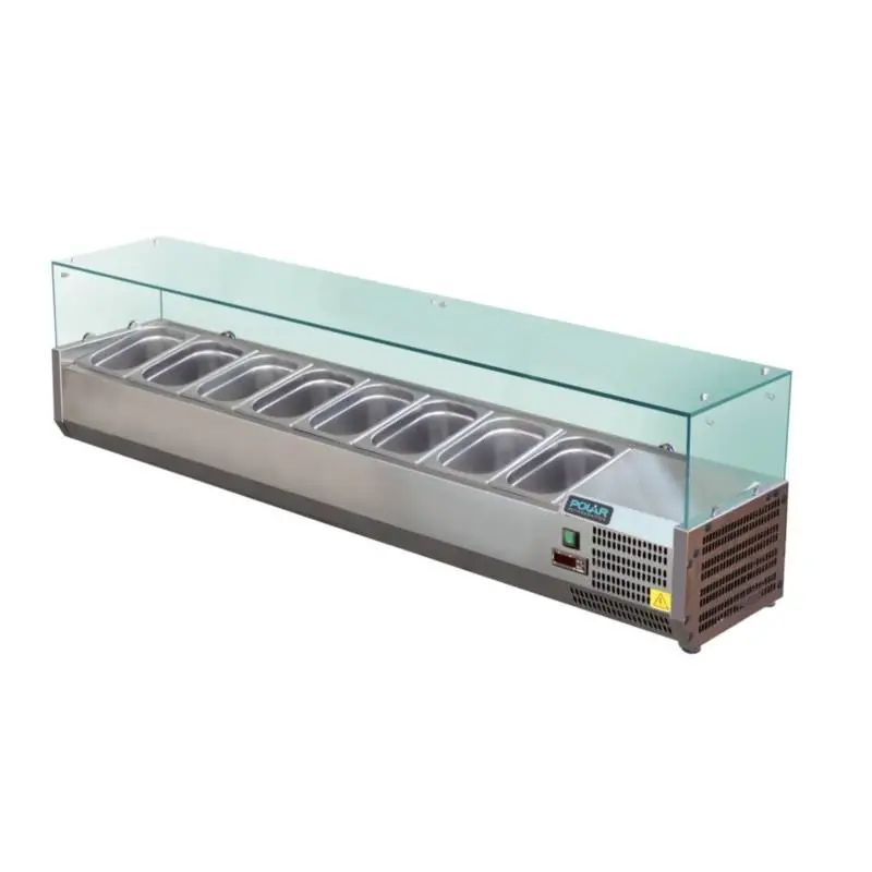 Polar Opzetkoelvitrine | 8 x GN 1/3 Lage Prijs