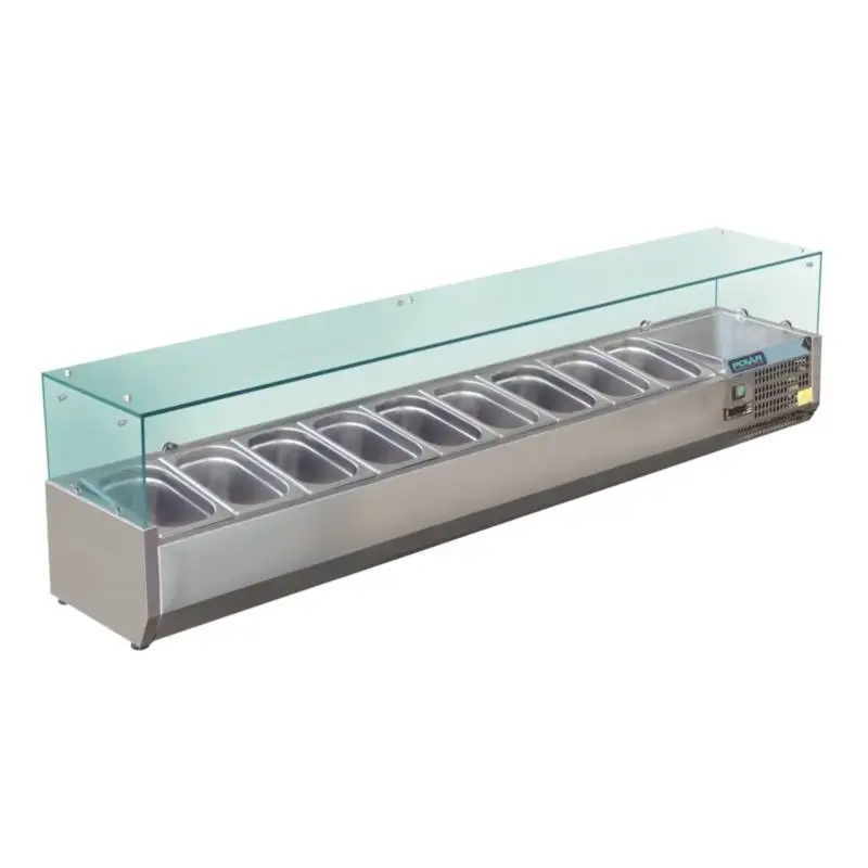 Betaalbaar Polar Opzetkoelvitrine / 9 x GN 1/3