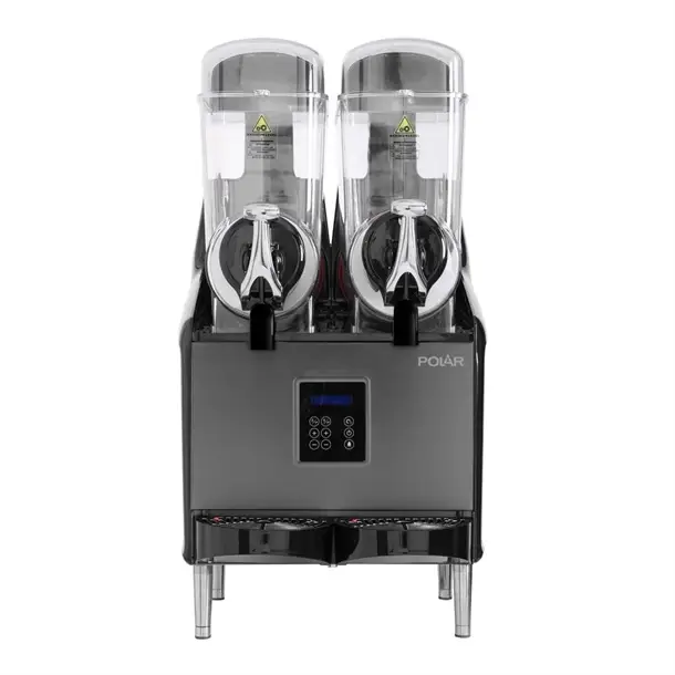 Meest Verkocht HorecaTraders Polar U-serie Compatibele Slush Maker met laag suiker- en alcoholgehalte 2x 12Ltr