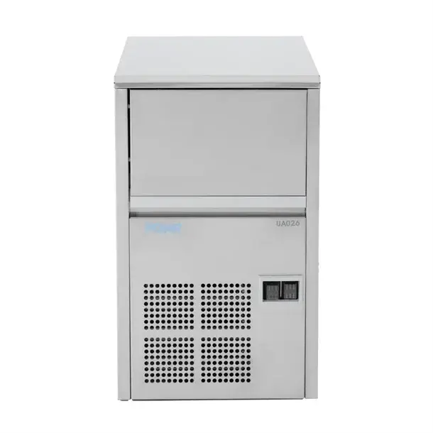 Beperkt Aanbod HorecaTraders Polar U-serie ijsmachine |vermogen van 21 kg | RVS | 59 x 35,5 x 43,5cm