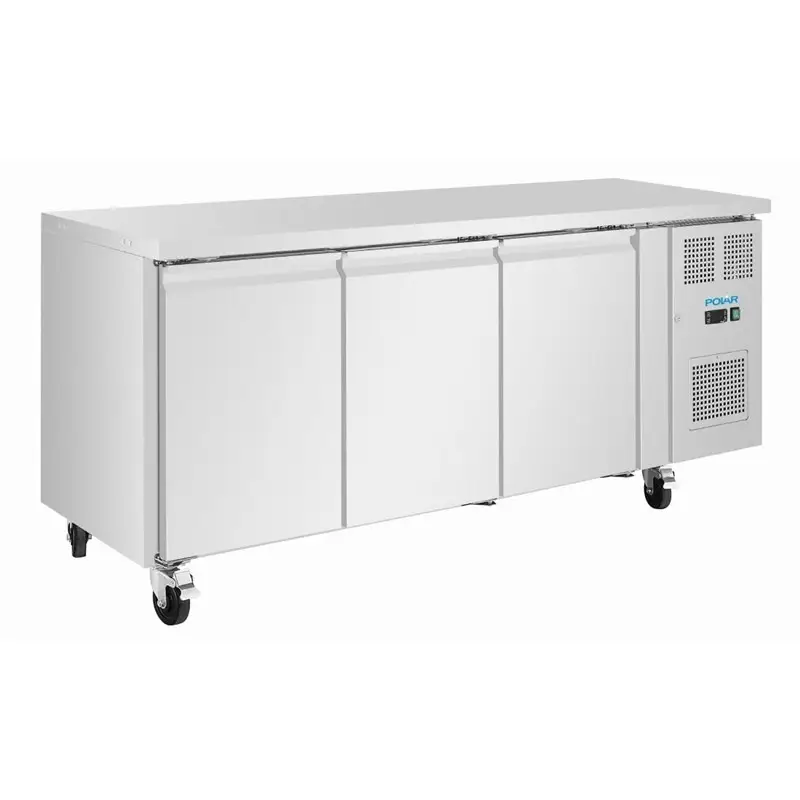 HorecaTraders Polar U-Series Smalle Baliekoelkast 3 Deuren – 339L Speciale Aanbieding