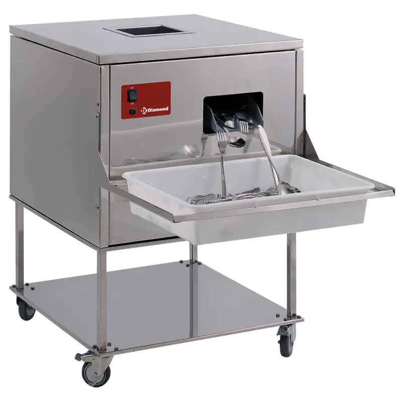 HorecaTraders Poliermachine voor bestek | 7000-8000 st/u | 62x65x87(h)cm Must-Have