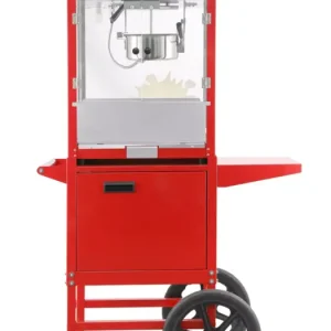 Hendi Popcornmachine met kar | 150 g per cyclus | Verlicht |94x51x(H)155,3 cm Fabrieksprijs