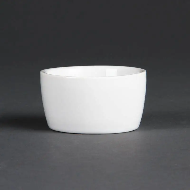 Olympia Whiteware Porselein Boterschalen Wit (12 stuks) Exclusieve Aanbieding