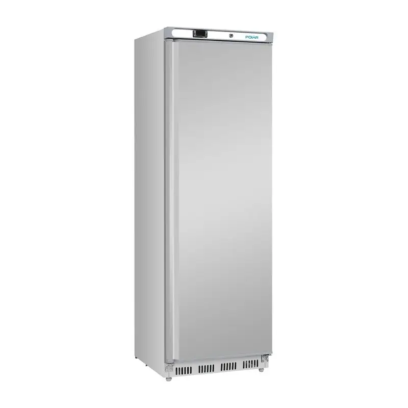 Betaalbaar HorecaTraders Staande koelkast 400 L | RVS | +2°C tot +5°C | 185x60x60 cm | 4 planken | A