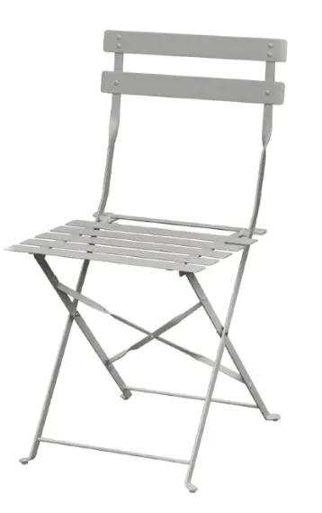 Beste Prijs Bolero StalenStoelen Grijs | 2 stuks
